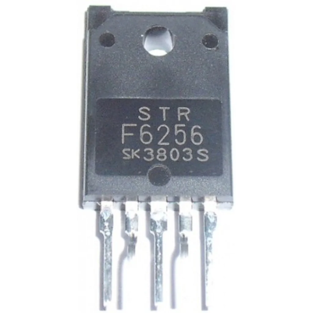 STRF6256 - ШИМ-контроллер, ТВ JVC HV-29WH21, PANASONICTX-25PT90