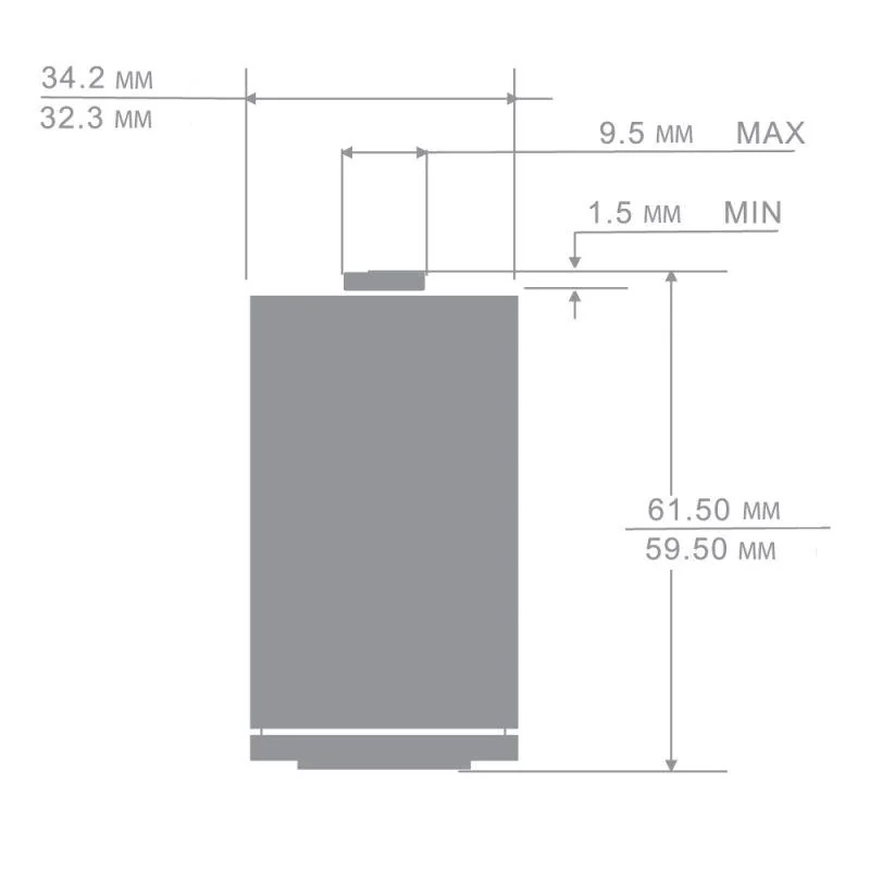 Элемент питания алкалиновый D/LR20 1.5В Alkaline BL-2 (блист.2шт) 11752