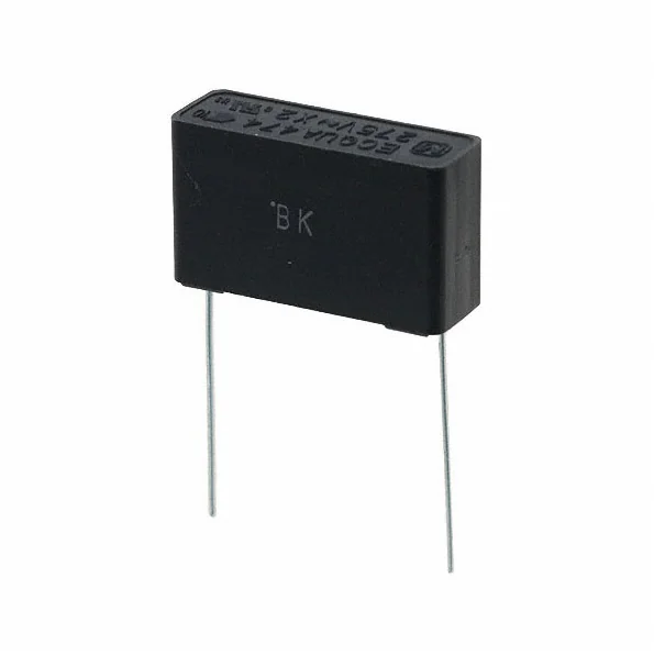 ECQUAAF474K - Металлоплёночный полипропиленовый конденсатор X2,  0.47uF ±10%, 275VAC, радиальные выводы с шагом 22.5mm, (26 x 8.5 x 15mm)
