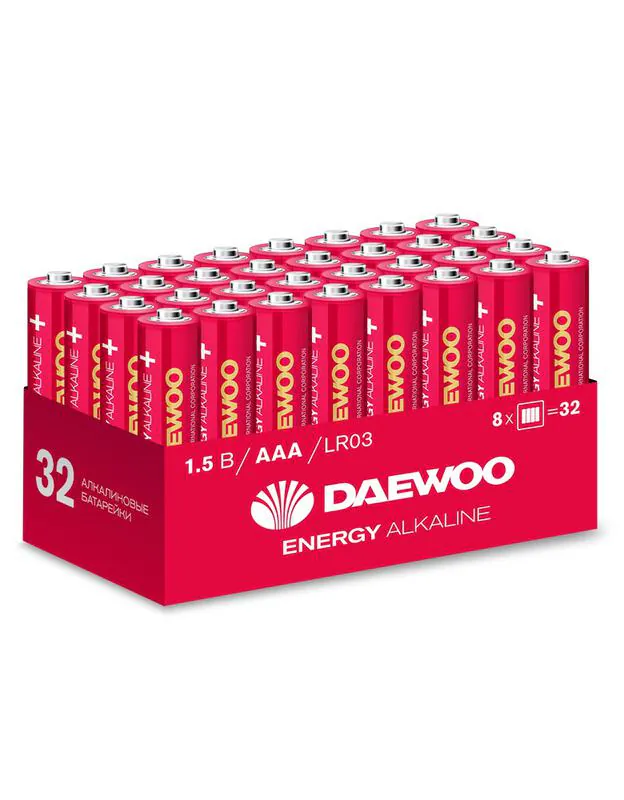 Элемент питания алкалиновый AAA/LR03 1.5В Energy Alkaline 2021 Pack-32 (уп.32шт) 5030084