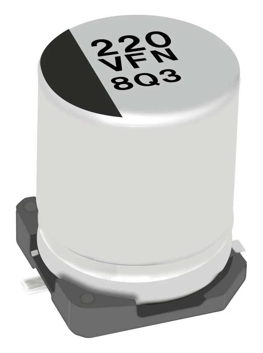 EEEFN1H100UR - Конденсатор алюминиевый электролитический SMD 10мкФ 50В ±20% (4 X 5.8мм) 3.5Ом 60мА 2000час 105°C лента на катушке