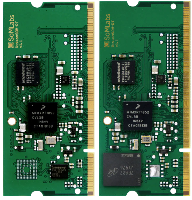 SLS12RT52_528C_32R_16QSPI_0SF_I - SOM модуль на I.MX RT 1052 (528 МГЦ) 16 МБ QSPI flash, 32 МБ SDRAM. Industrial