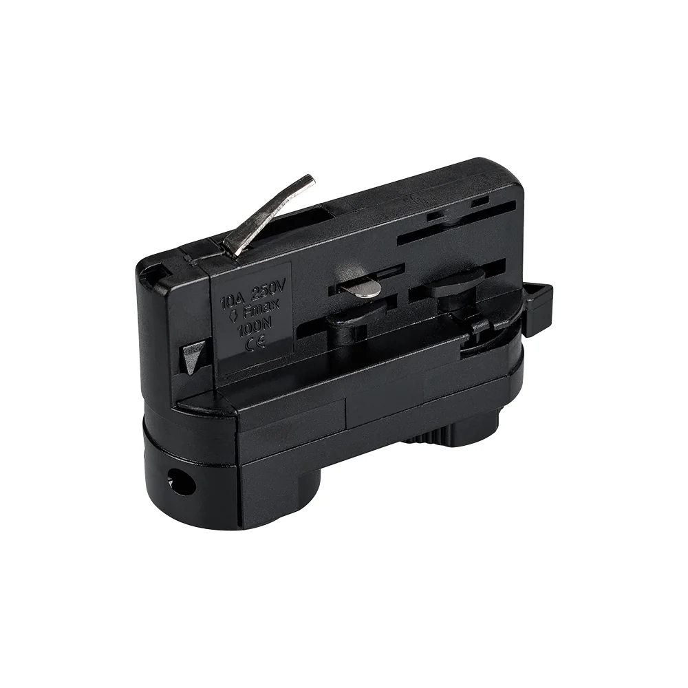 Адаптер LGD-4TR-ADAPTER-1-BK (C) 024706 - Адаптер для трековых светильников. Позволяет установить светильник на трехфазный трек. Цвет черный. Выдерживает максимальный вес светильника 2,3 кг. 70х70х30мм. При использовании с треками и аксессуарами другой се