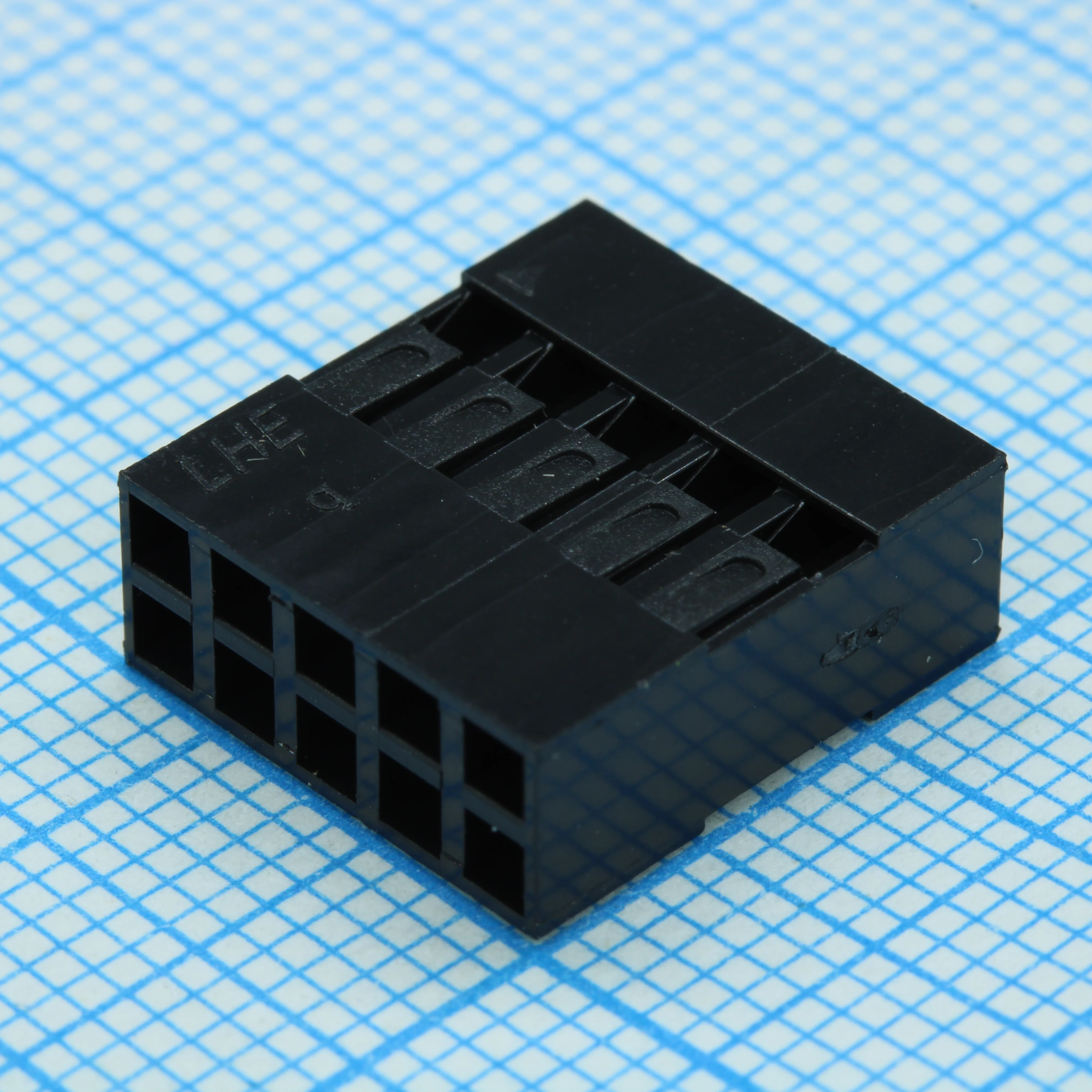I-DS1071-SCB02X5 - Гнезда на кабель, двухрядные позолоченные контакты