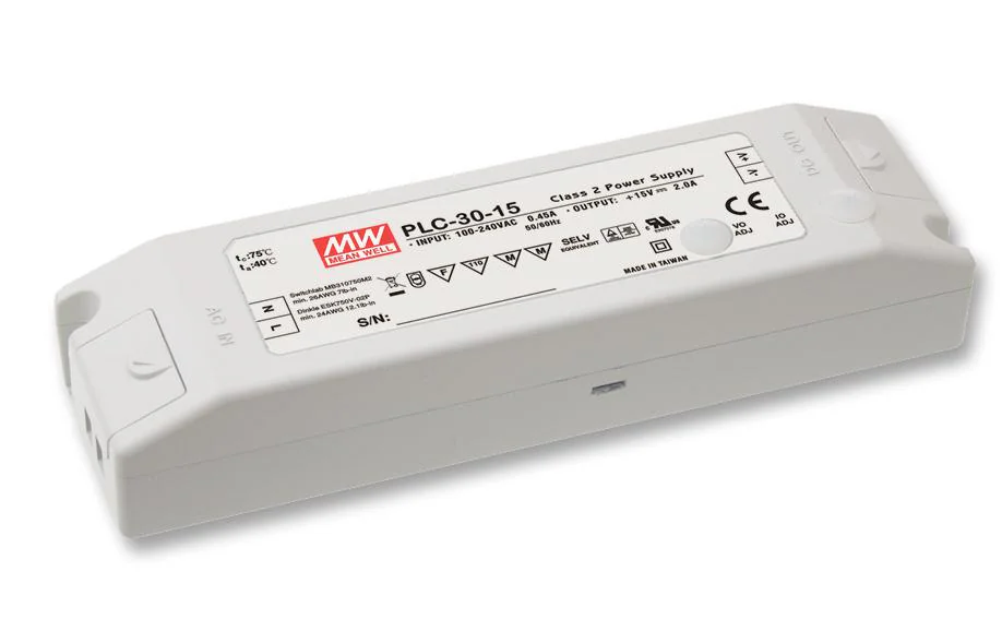 PLC-30-24 - Источник электропитания светодиодов ККМ 30Вт 24В/1,25A стабилизация тока и напряжения