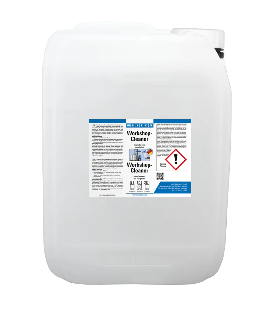 wcn15205010 - 10016798 WEICON Workshop-Cleaner (10 л) Универсальный щелочной очиститель концентрированный (1:40)