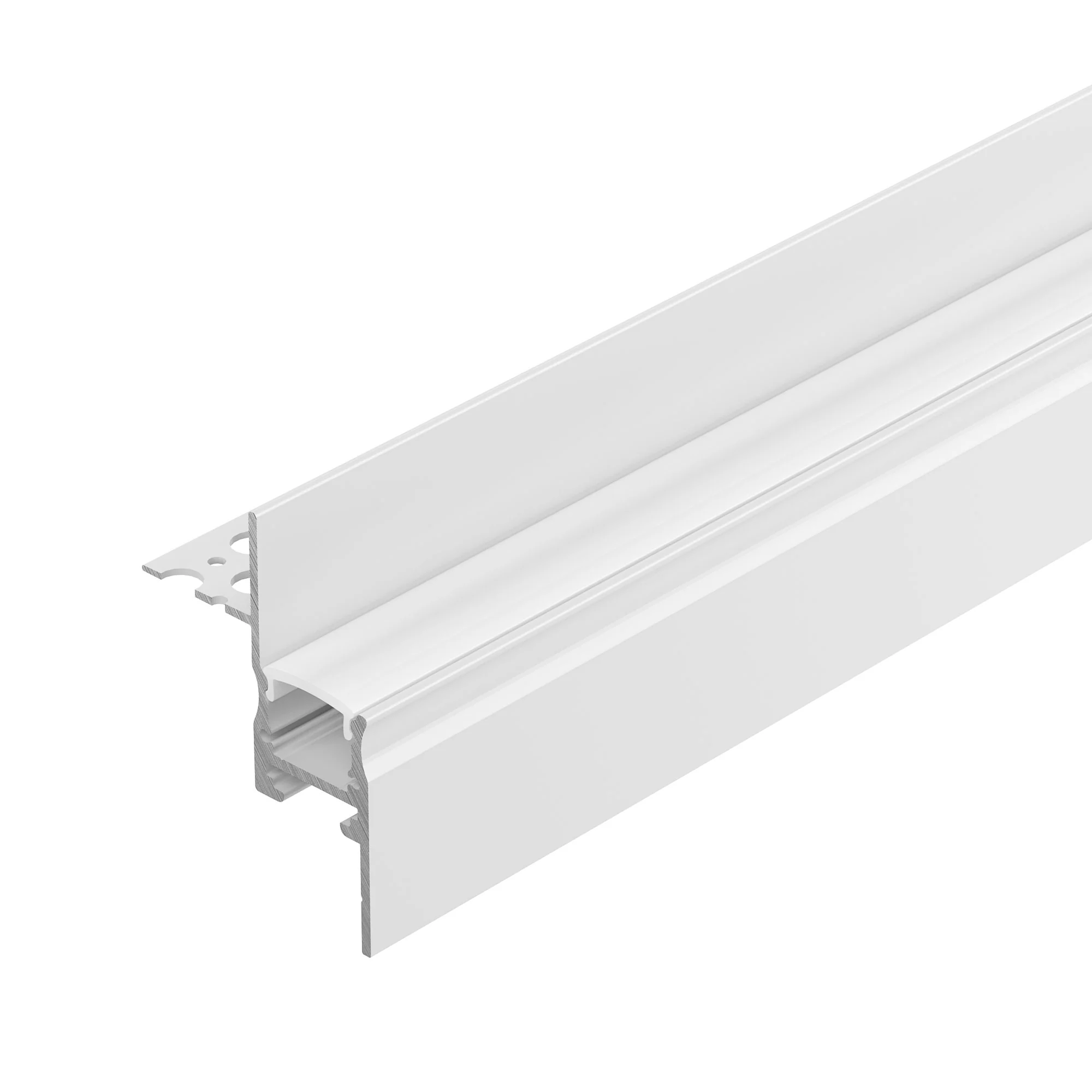 Профиль СEIL-S14-SHADOW-T-2000 WHITE 040778 - Алюминиевый встраиваемый профиль для светодиодных лент и линеек. Цвет-белый RAL9003 (порошковая окраска). Габаритные размеры (LхWхH): 2000х41,2х51 мм. Ширина площадки для ленты 13,3 мм. Экраны, заглушки и друг