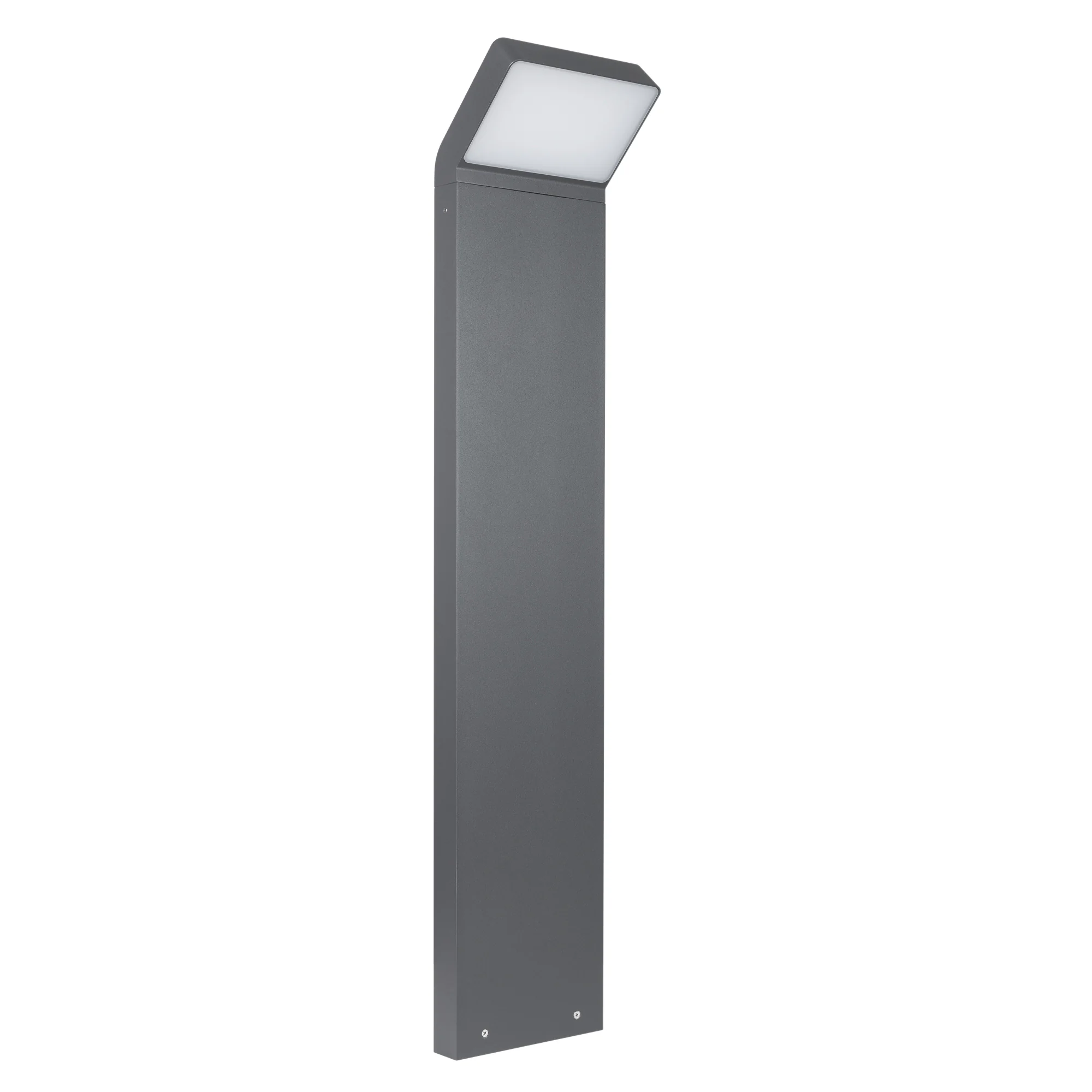 Светильник LGD-ECRAN-BOLL-H900-9W Warm3000 (GR, 108 deg, 230V) 029992 - 900мм уличный светодиодный светильник для подсветки дорожек. Цвет ТЕПЛЫЙ БЕЛЫЙ 3000К, 9Вт (830лм). Влагозащищенный корпус IP65 - серый алюминий, экран из поликарбоната. Питание 230В, 