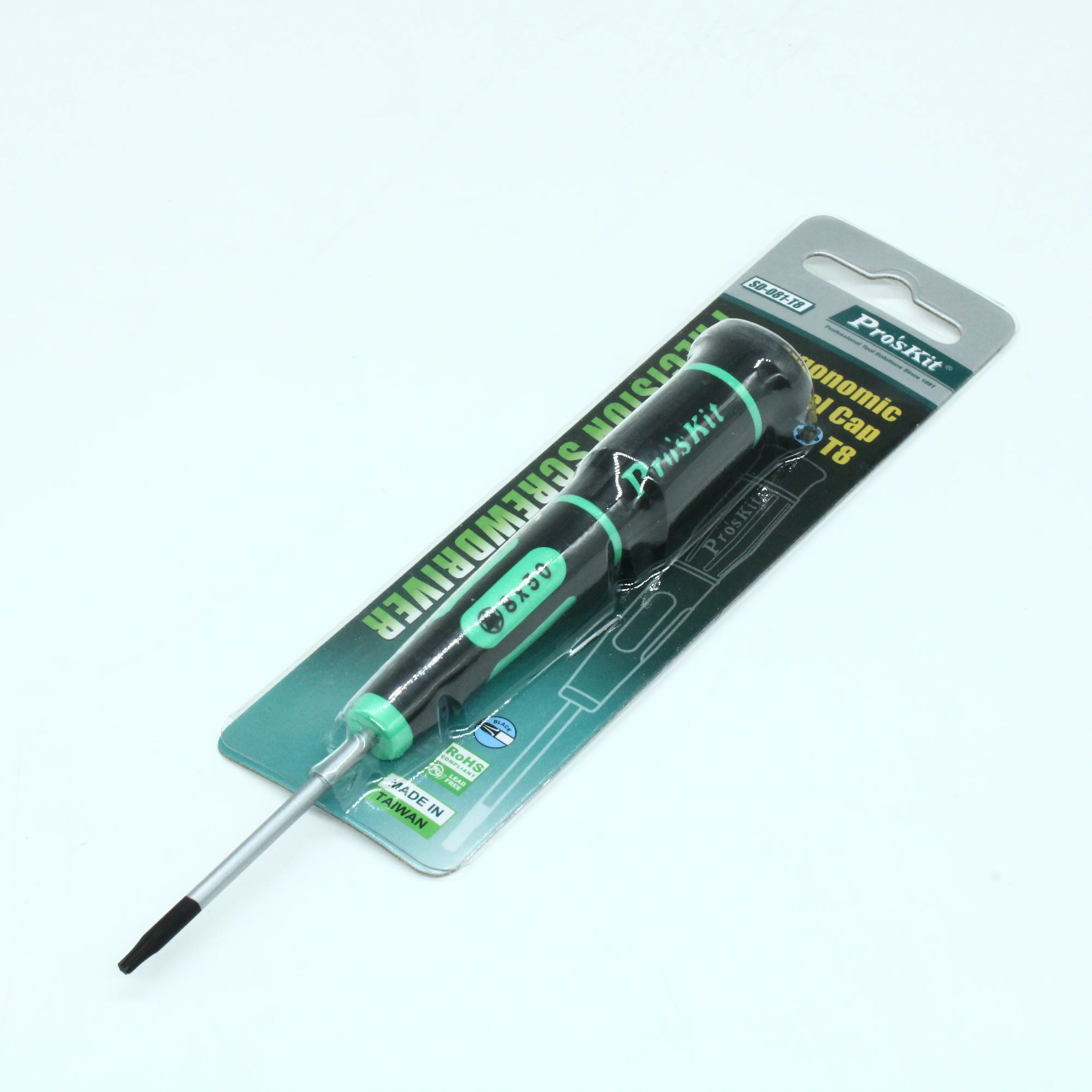SD-081-T8 - Прецизионная звездообразная отвертка (T8 х 50 мм) с вращающейся ручкой
