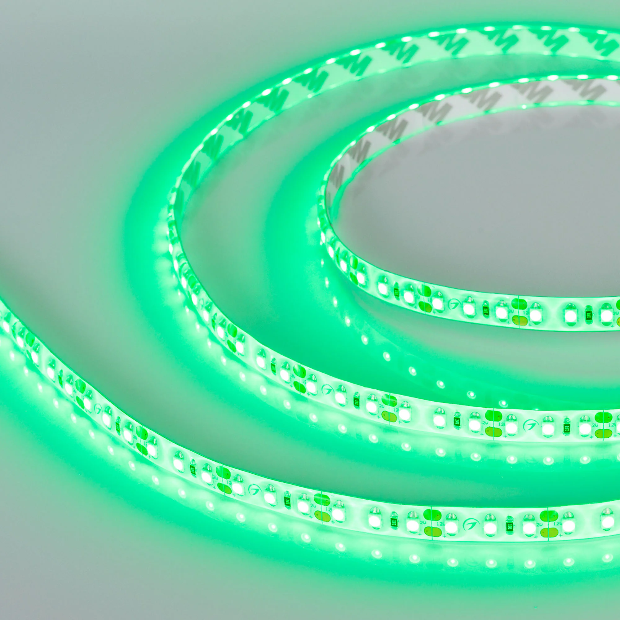 Лента герметичная RTW-SE-A120-8mm 12V Green (9.6 W/m, IP65, 2835, 5m) 014792(2) - Светодиодная лента RTW-SE-A120, герметичная (SE-силиконовый верхний слой). Светодиоды 2835, 120 шт/м (600 шт на 5 м), белая плата, ширина 8 мм, скотч 3M. Цвет ЗЕЛЁНЫЙ 525 nm