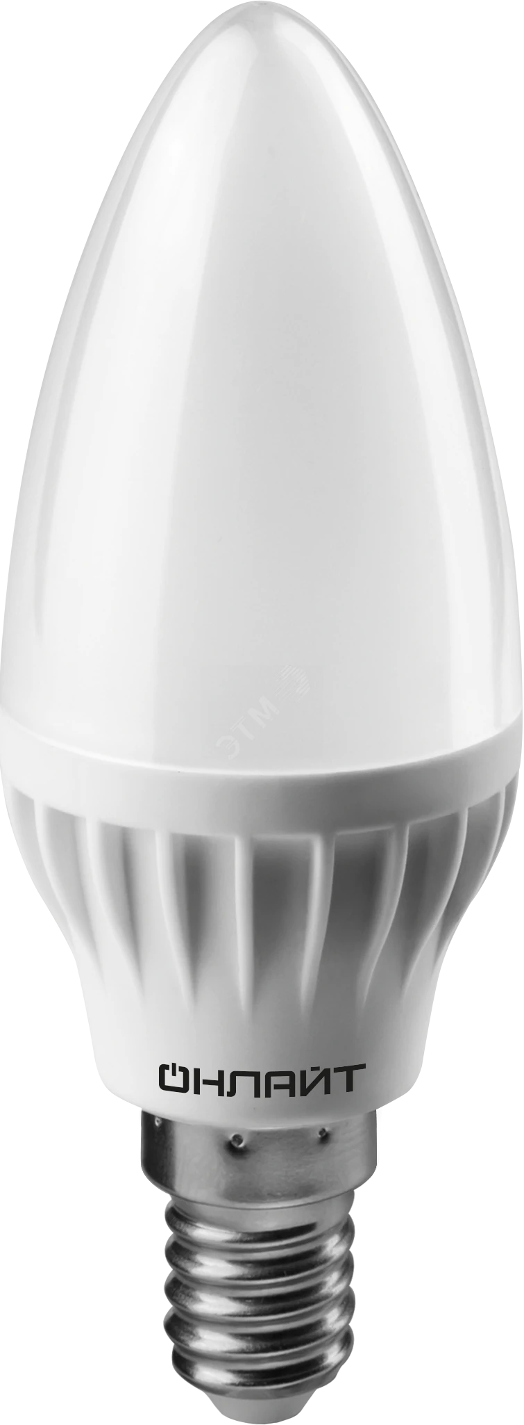 Лампа светодиодная LED 8вт Е14 дневной матовая свеча 20170