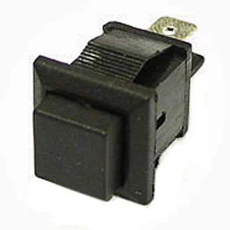 PBS-15B OFF-(ON) ЧЕРНЫЙ - Кнопочный переключатель PBS-15B, OFF-ON, черный
