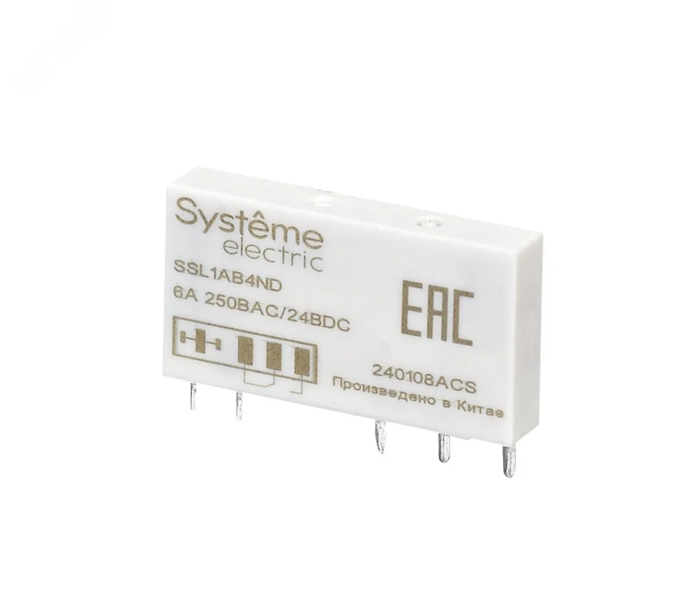 Реле интерфейсное 1CO,6A, 60В DC SSL1AB4ND