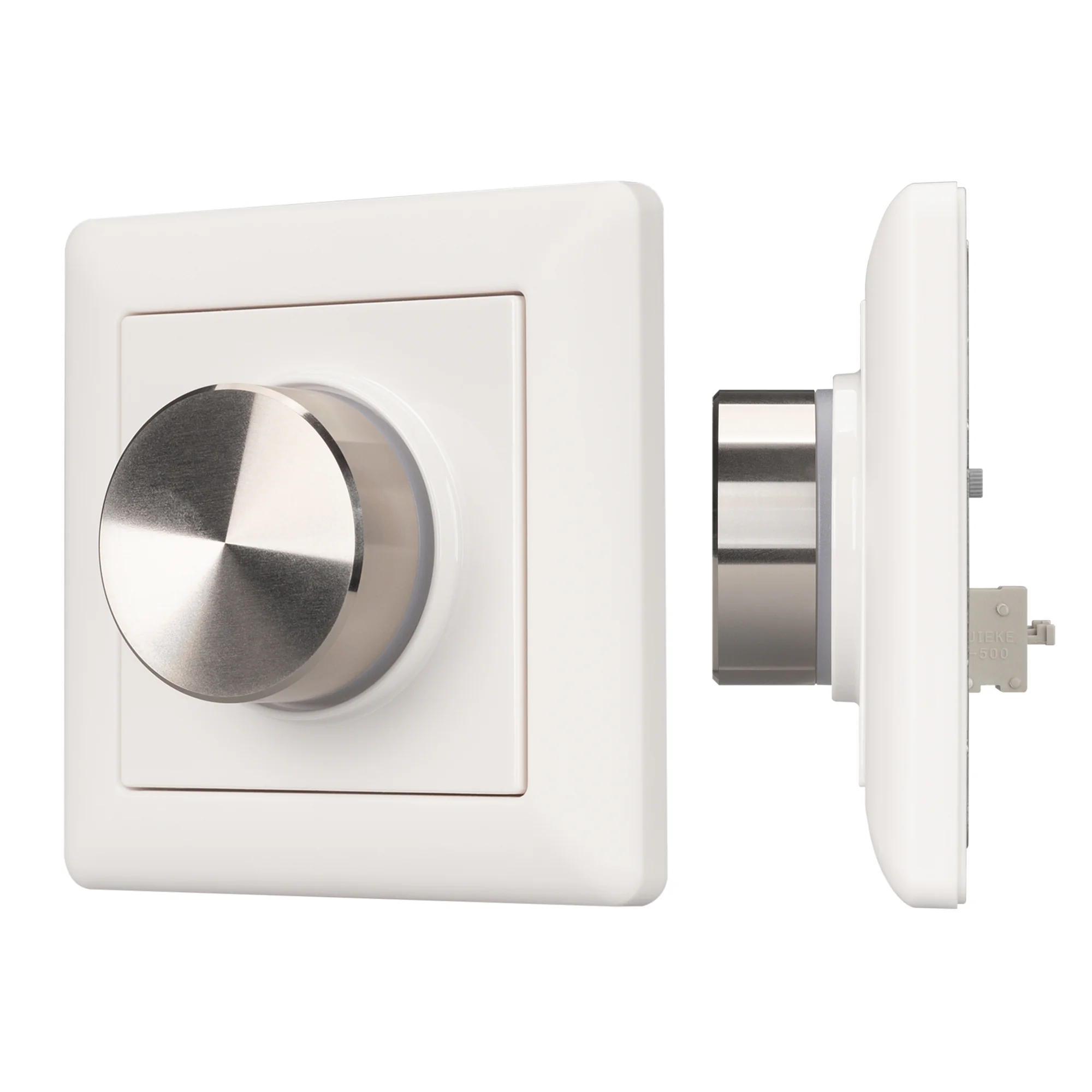 INTELLIGENT ARLIGHT Роторная панель DALI-233-1G-MIX-IN (BUS, DT8, Backlight) 023791 - Встраиваемая роторная белая стеклянная панель для работы по протоколу DALI. Диммирование и управления цветом свечения (MIX, CCT, HCL) 1 группы или широковещательная (bro
