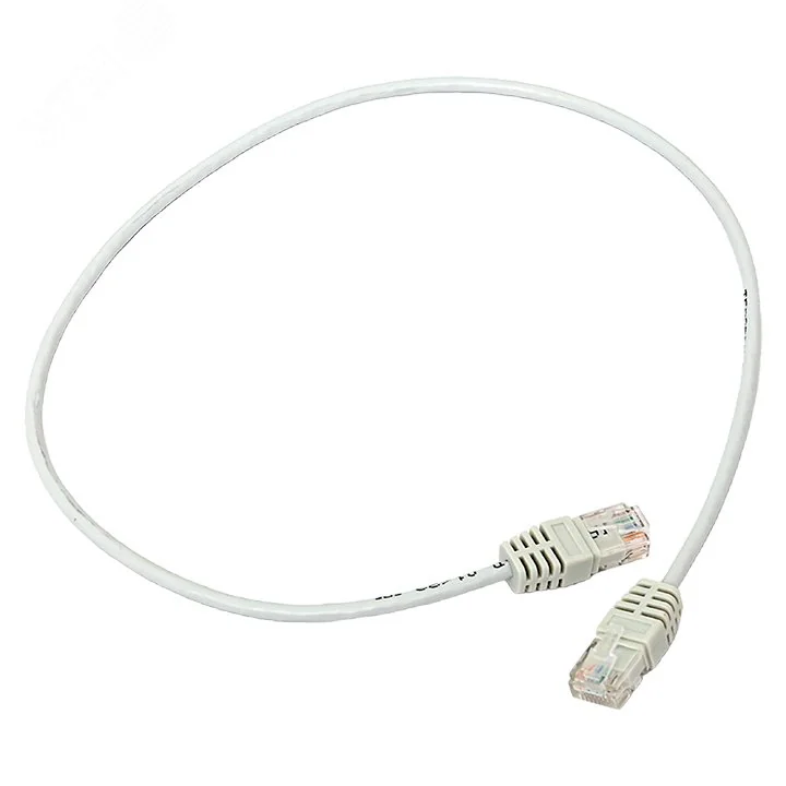Патч-корд кат.5E UTP неэкранир. PVC 1Гбит/с 0.5м сер. TERACOM TRC-5EUTP-PVC-05M-GY