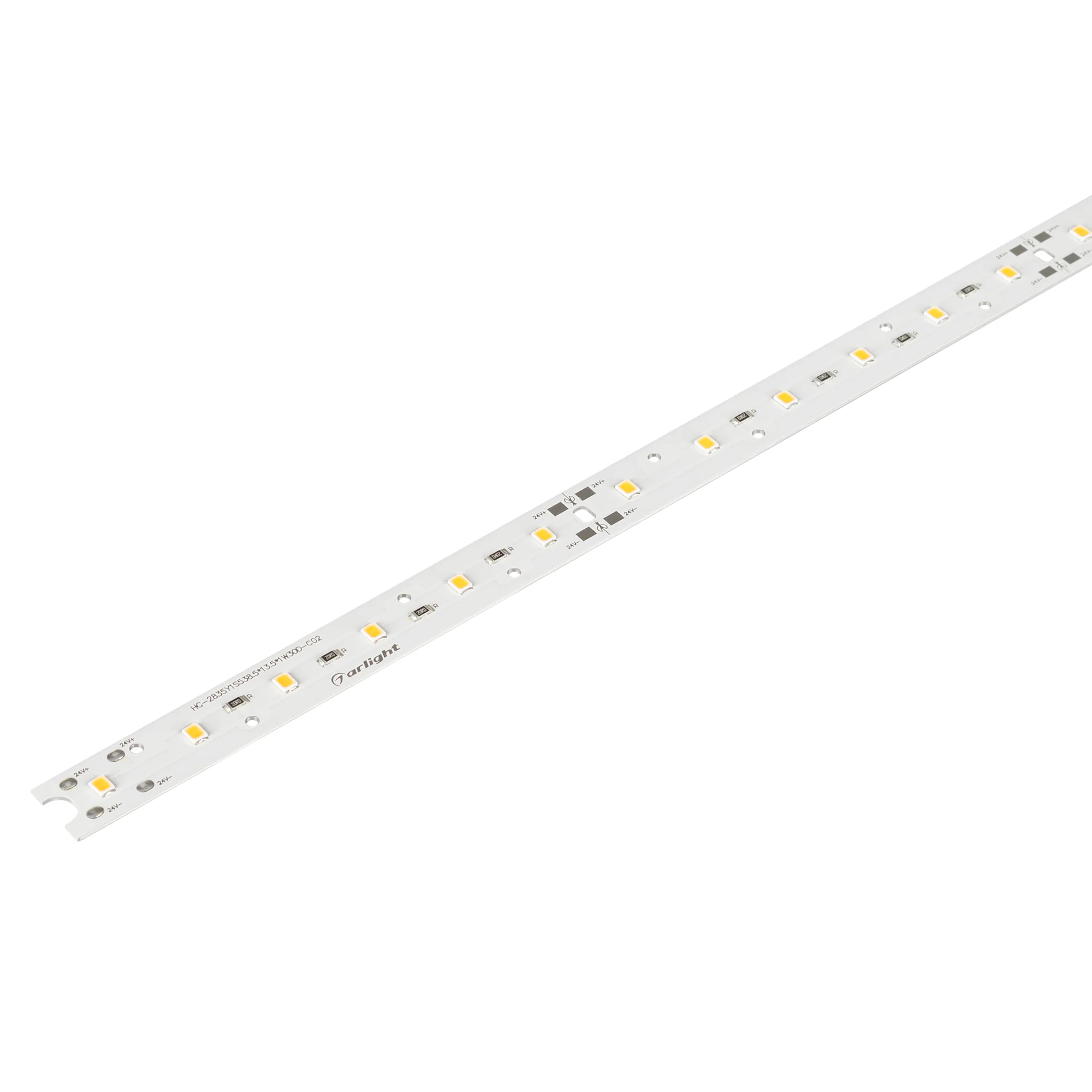 Линейка SL-LINE-540-A30-14mm 24V Day4000 (11W, IP20, 540mm, no wires) 042094 - Светодиодная линейка для использования с линзованными экранами BLACK W20. PCB - алюминий, длина 540 мм, 30шт светодиодов SMD 2835. Цвет свечения ДНЕВНОЙ 4000К, цветопередача CR
