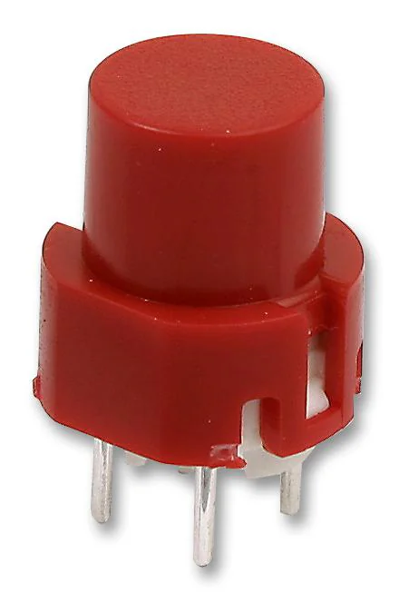 D6R40F1LFS - Микропереключатель кнопочный один контакт на замыкание 0.1A 32В мощность коммутации 3ВА монтаж в отверстие коробка