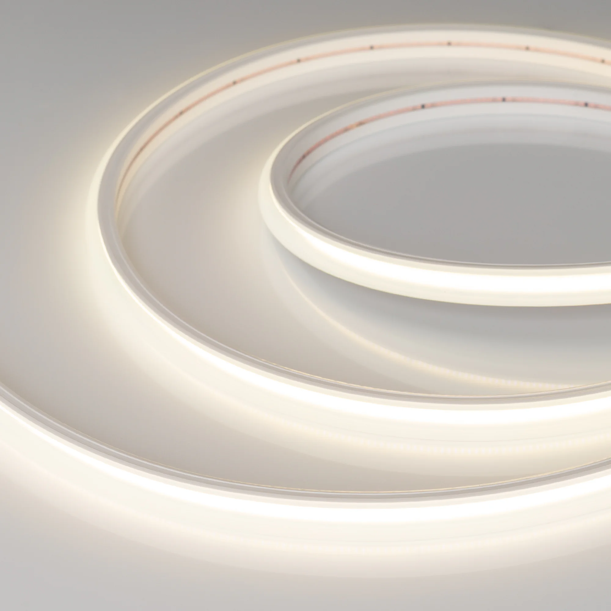 Лента герметичная COB-PL90-X544-12mm 24V Warm3000 (11.5 W/m, IP65, CSP, 5m) 032178(2) - Герметичная IP65 в трубке с линзой 90° лента COB сплошной засветки, без видимых светодиодов. Светодиоды CSP 544 шт/м. Цвет свечения ТЕПЛЫЙ 3000K, высокий индекс цветоп