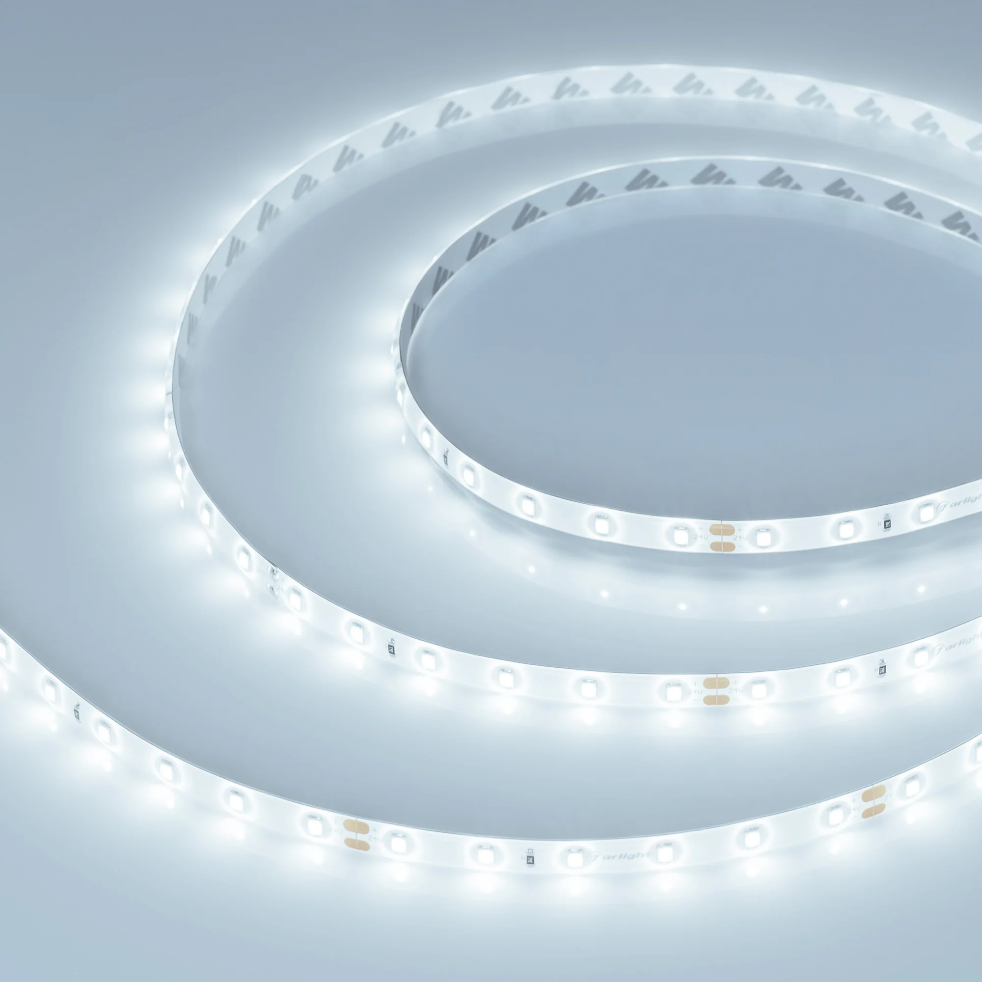 Лента герметичная RTW-SE-A60-8mm 24V Cool 10K (7.2 W/m, IP65, 2835, 5m) 020521(2) - Светодиодная лента RTW-SE-A60, герметичная IP65 (SE-силиконовый верхний слой). Светодиоды 2835, 60 шт/м (300 шт на 5 м), белая плата, ширина 8 мм, скотч 3M. Цвет ХОЛОДНЫЙ 