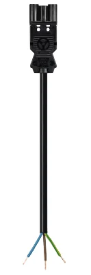 Cоединитель GST18i3K1-S 25H X11SW - Кабельная сборка, оконеченная вилочным разъемом GST18i3, и свободным концом, 3 полюса, длина кабеля: 11 метров, сечение жил кабеля: 3х2,5 мм.кв., номинальное напряжение: 250V, номинальный ток: 20А, цвет разъема: черный,