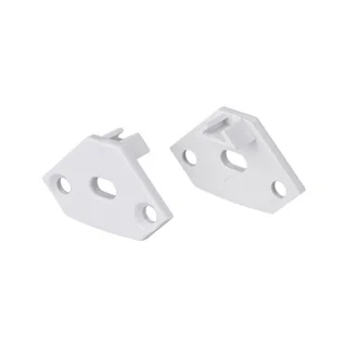 Заглушка ARH-DECORE-S12-EXT-F Flat с отверстием 023899 - Заглушка с отверстием для профиля ARH-DECORE-S12-EXT-F Flat, под плоский экран.  Пластик, цвет - белый. Поставляется вместе с шурупами. Цена за шт.