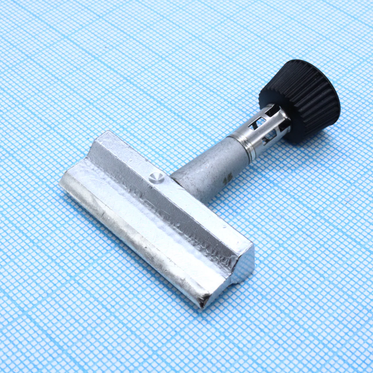 0102ZDLF370 - Жало паяльное для паяльников ERSA I-Tool, I-Tool Nano, I-Tool Pico, клин-лопатка 37 мм, для нагрева отрезка медной оплетки WICKNC при чистке контактных площадок печатных плат от остатков припоя