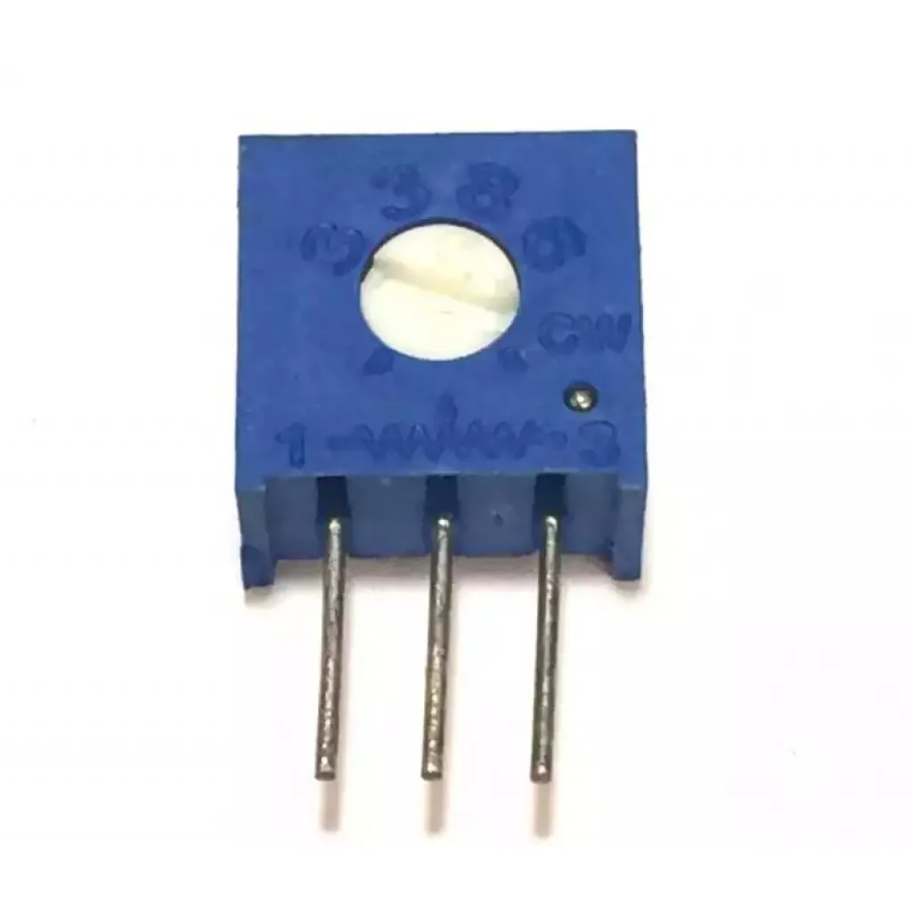 TSR-3386W-105R - Потенциометр однооборотный керметный 1МОм 0.5Вт ±10% (9.53 X 4.83 X 9.53мм)