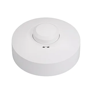 Датчик движения PRIME-MW-SURFACE-R94-300W (230V, 1.3A, MULTI, IP20) 027385(1) - Микроволновый датчик движения, совмещенный с датчиком освещенности. Высота установки - 1.5 - 3.5 м. Угол обнаружения 360°. Может срабатывать через двери и тонкие стены. Настро