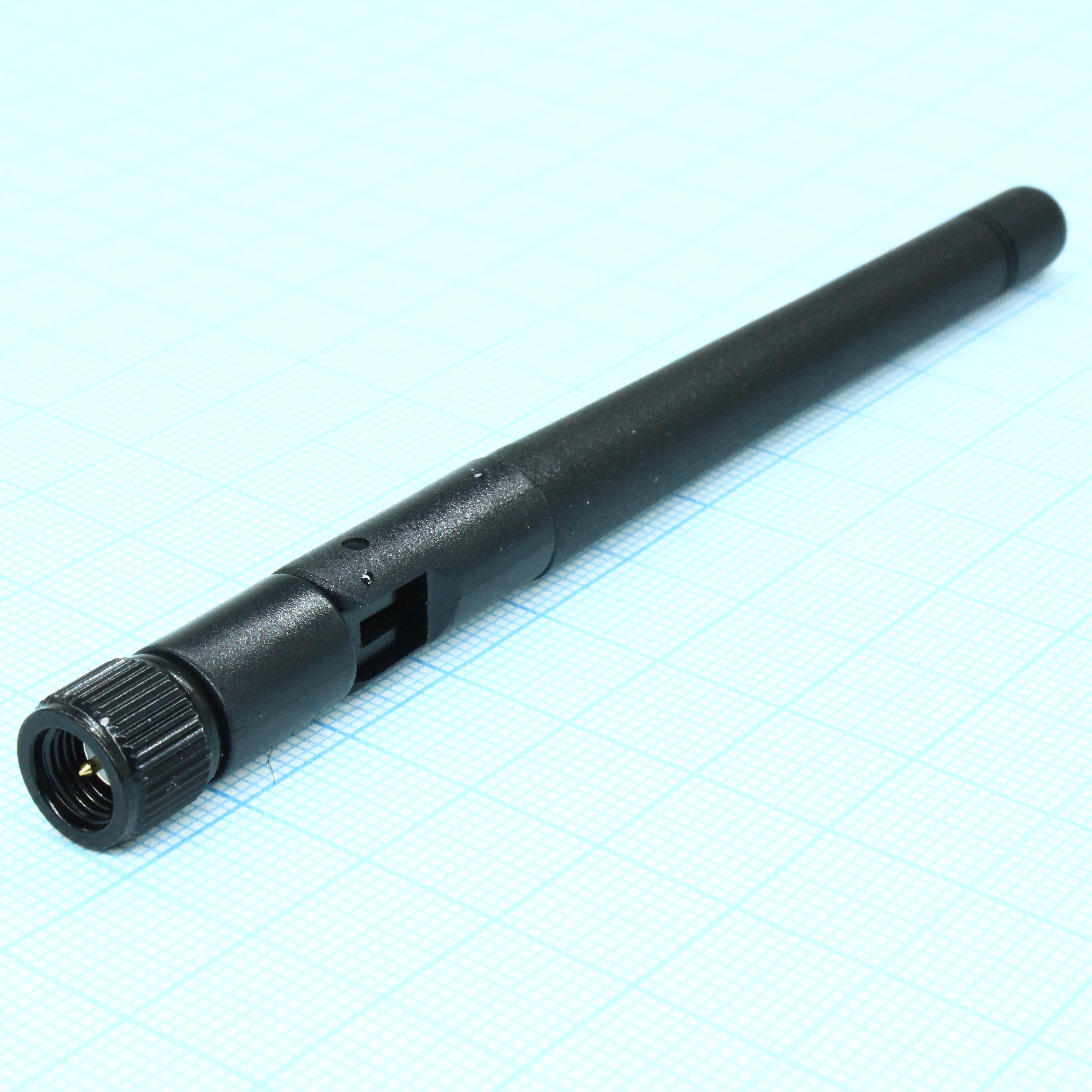ANT 2.4 BY-2400-02 SMA-M - Штыревая антенна на 2,4ГГц с SMA-M разъемом, поворотная, 95мм, 3 dBi