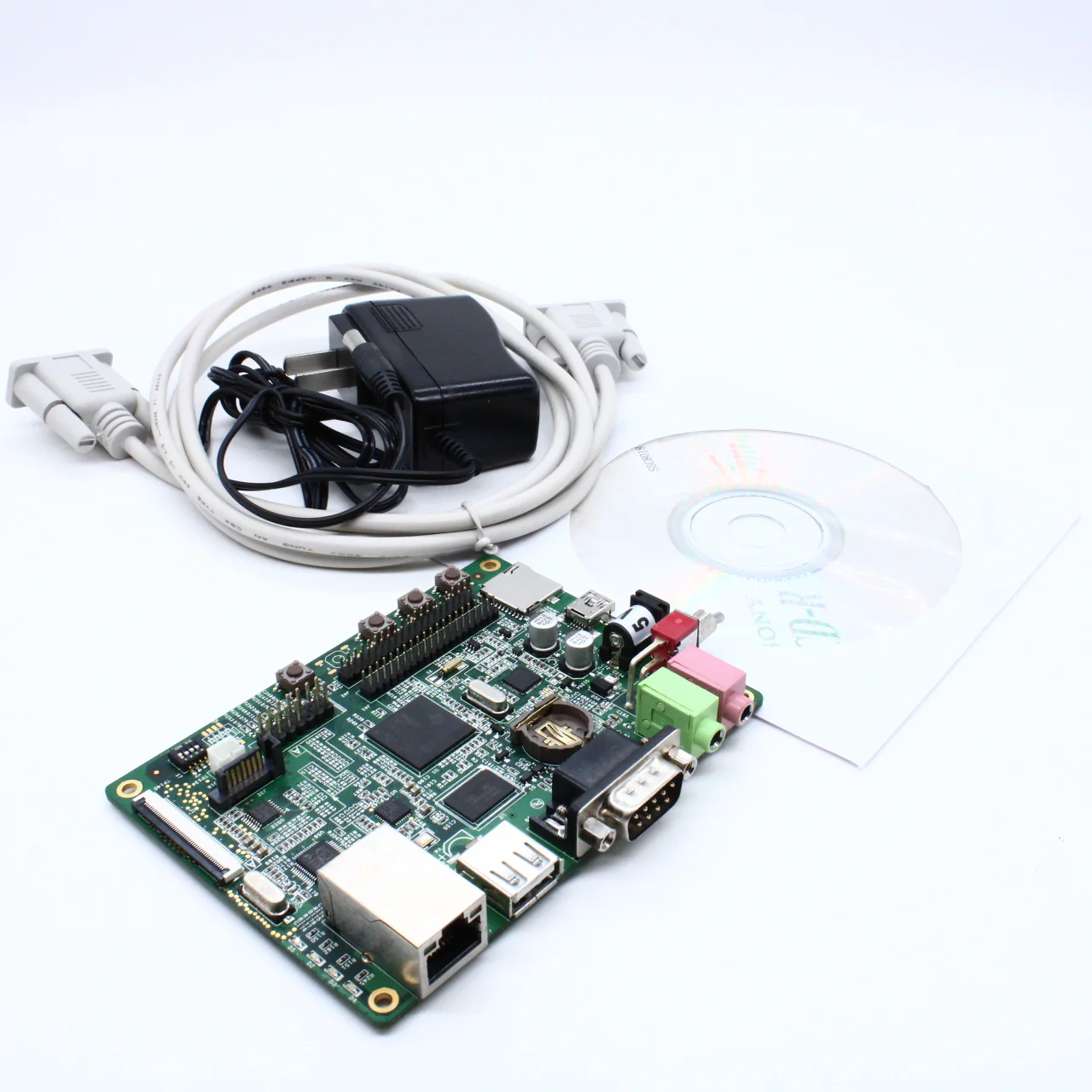 SBC8018 - Одноплатный компьютер на процессоре AM1808, Linux, WinCE, 128MB SDRAM, 128MB NAND, UART, USB, Ethernet, SATA, LCD/TSP, Camera, Audio, TF card