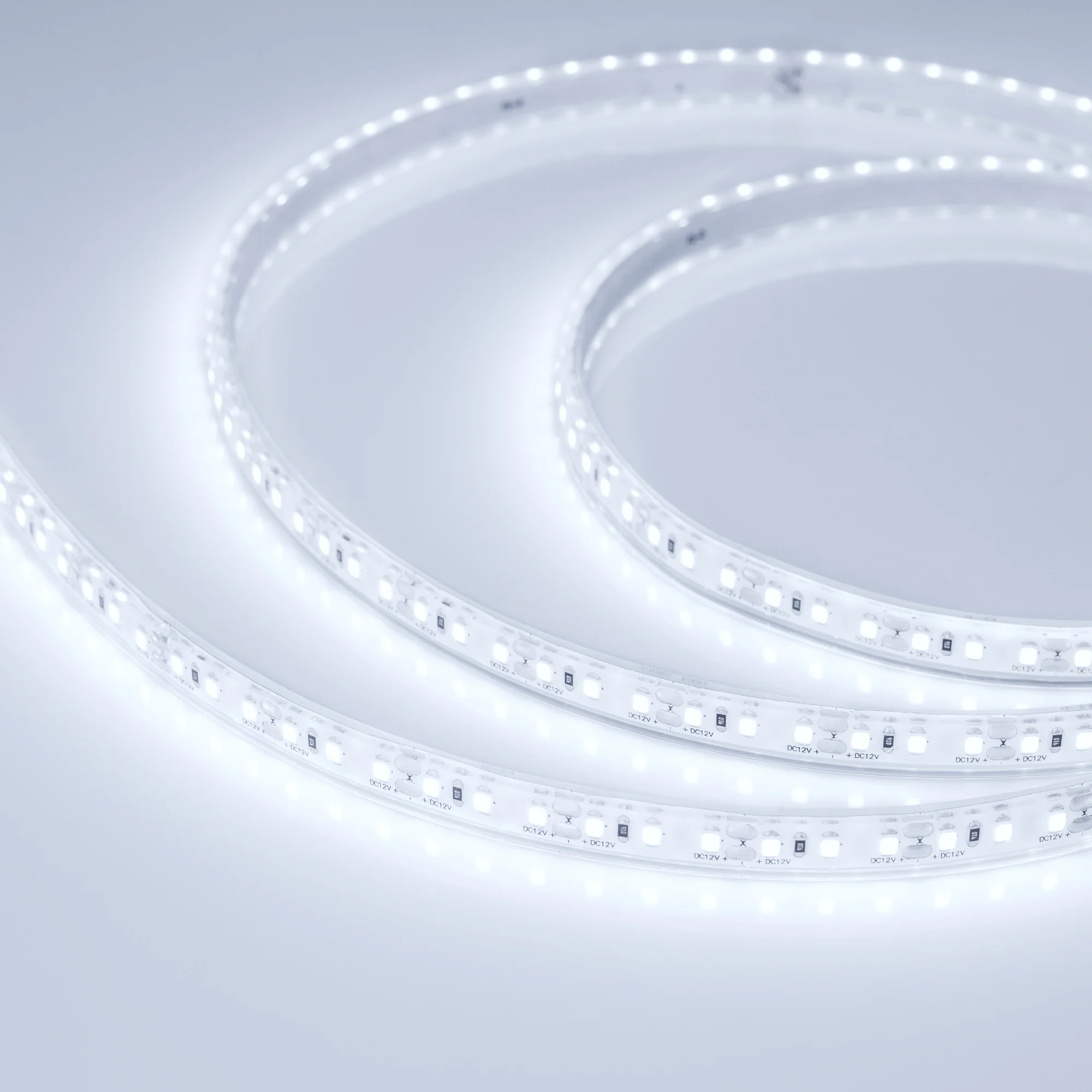 Лента герметичная RTW-PU-A120-10.5mm 12V Cool 8K (16.8 W/m, IP68, Wire 2m, 5m) 029595(3) - Светодиодная лента RTW-PU-A120, герметичная IP68 (PU-сплошной полиуретан), подходит для использования под водой на глубине до 2 м. Светодиоды SMD 2835, 120 шт/м (60