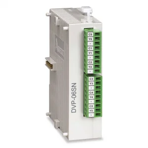 Модуль дискретных выходов DVP06SN11R - Модуль дискретных выходов: 6DO (Relay), 24V DC Power, SLIM