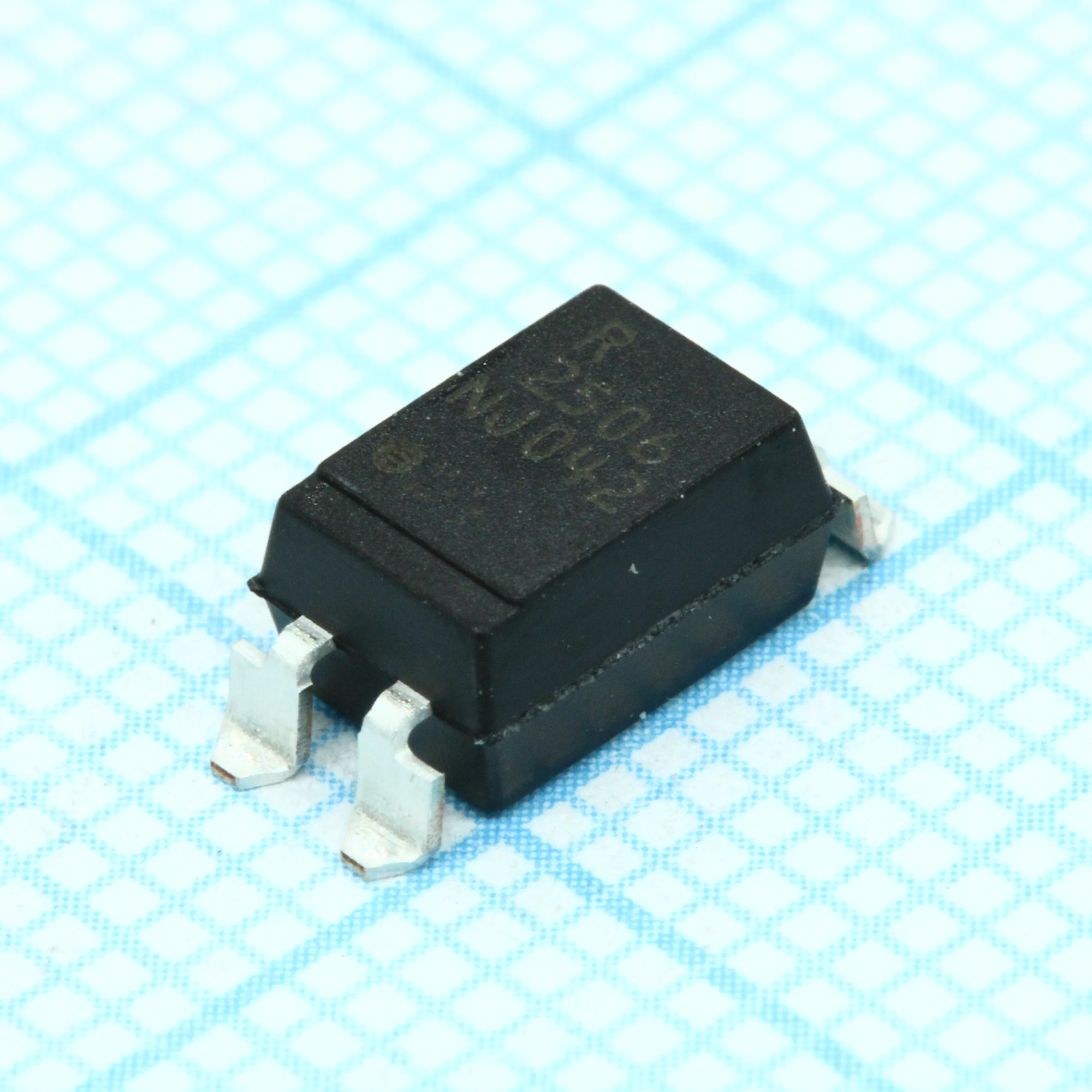 PS2506L-1-F3-A - Оптопара, 1 канал, AC вход, коэф.передачи=200…2000%, Iпр=±80мА, Uкэ=40В, Uизол=5000В AC, 4-pin SMD, -55…+100°C