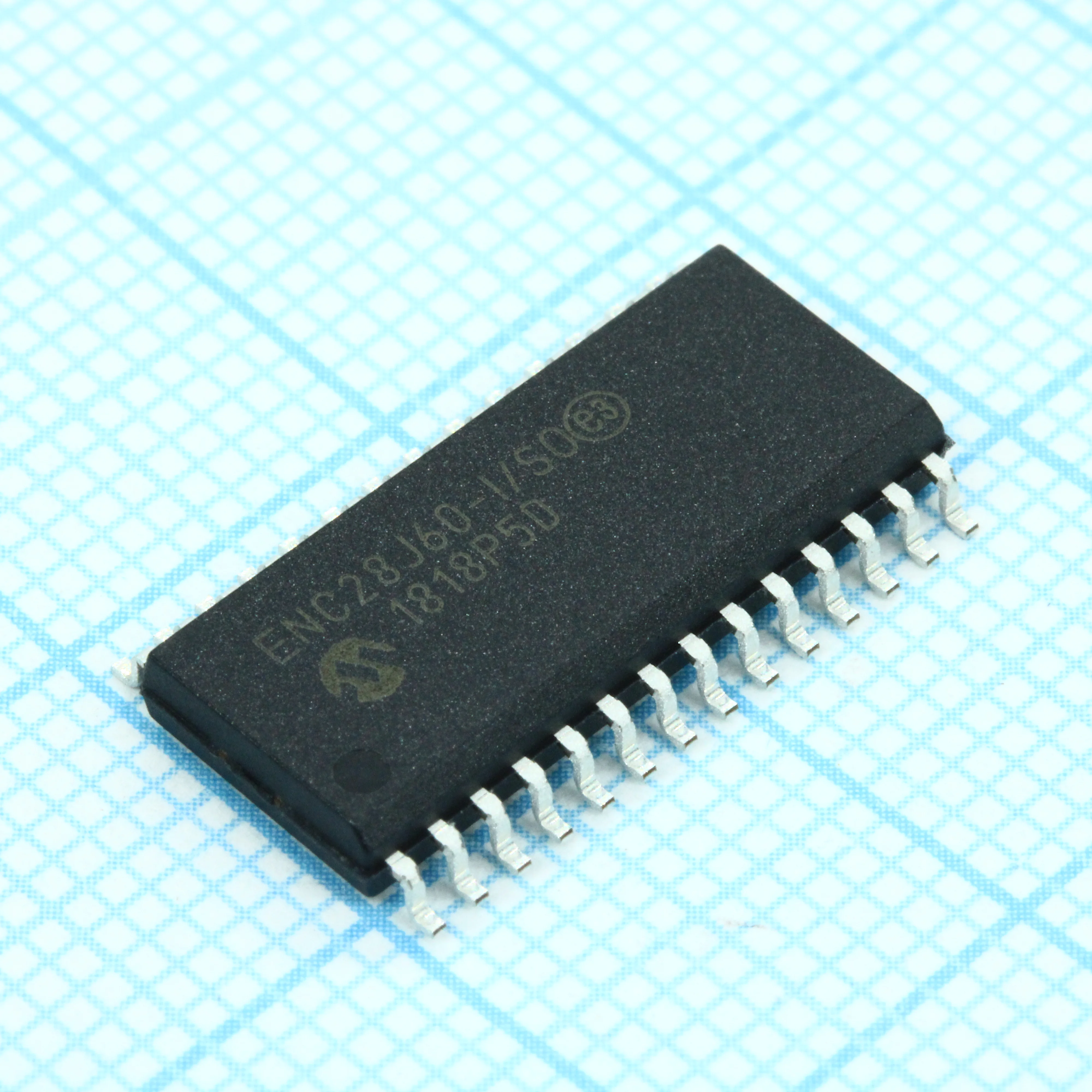 ENC28J60-I/SO - Контроллер Ethernet 10МБит с интерфейсом управления SPI -40...+85С