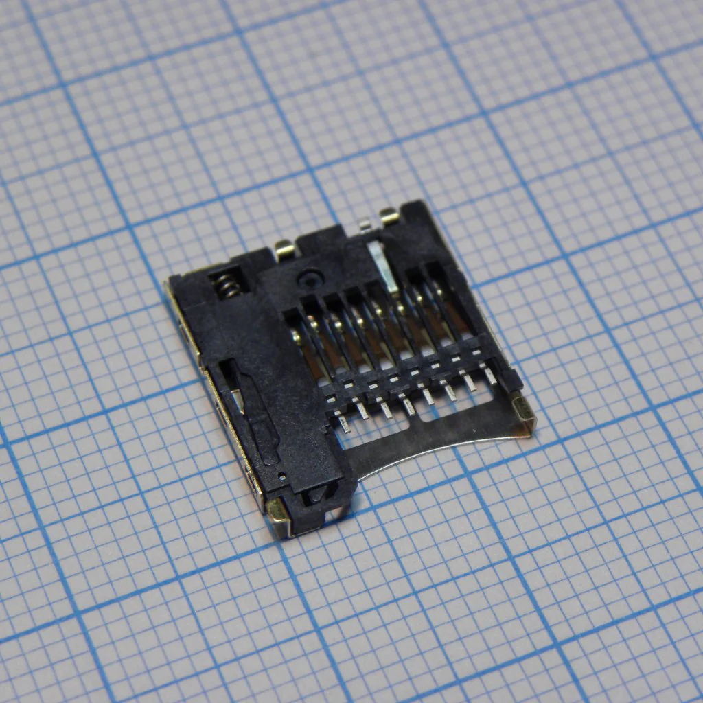 473521001 - Держатель карты памяти, Серия 47352, Micro SD, 8 контакт(-ов), Медь, Контакты с Покрытием из Золота