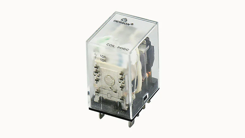 Реле без колодки DRPL-2C-LD-A230 - Реле, 2 группы переключающих контактов, 10A, 230AC, материал контактов: AgNi,AgSnO, светодиод + диод