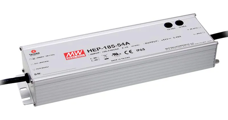 HEP-185-48A - Импульсный источник питания 187.2Вт 48В 3.9A IP65 ККМ