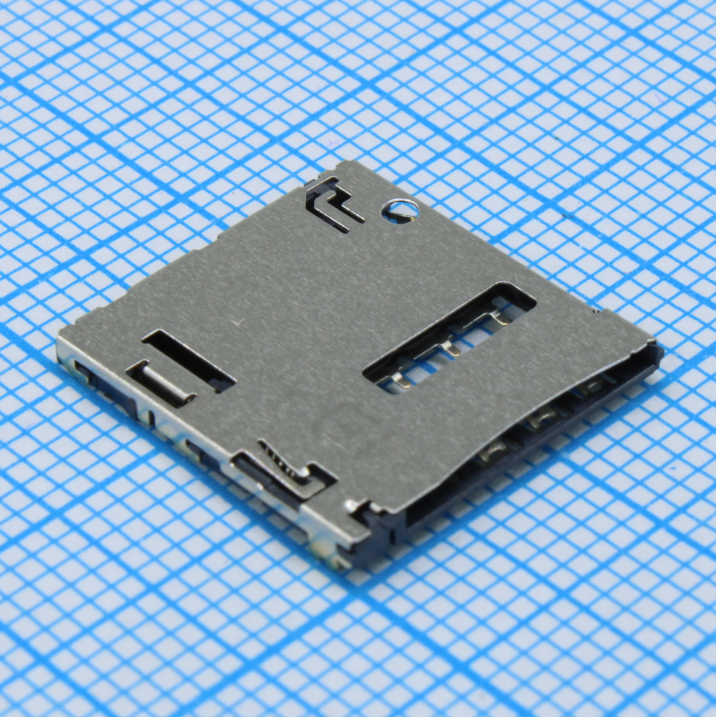 L-KLS1-SIM-098-H1.27-R - Разъем держатель микро SIM карты (SMT) 6 контактов на плату