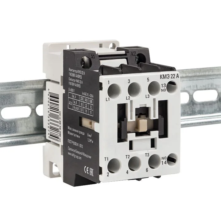 Контактор КМЭ 22А 1NO 230В АС AVERES ctr-s-22-10-230-av