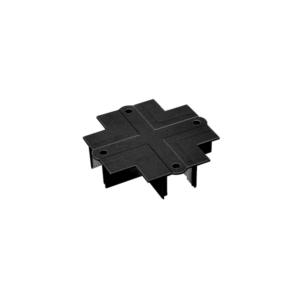 Накладка LGD-4TR-PLANK-X-BK (C) 024709 - Черная накладка для крестового коннектора. Используется при монтаже встраиваемых треков. 100х100х25мм. При использовании с треками и аксессуарами другой серии возможно отличие по цвету.