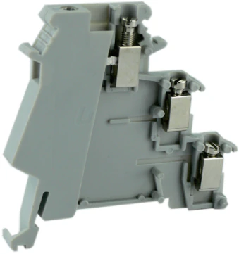 Клемма для датчиков UKJ-DK1.5 GN/O-U - Клемма для датчиков, тип фиксации провода: винтовой, номинальное сечение: 1,5 мм кв., 8A, 250V, ширина: 6,2 мм, цвет: серый тип монтажа: