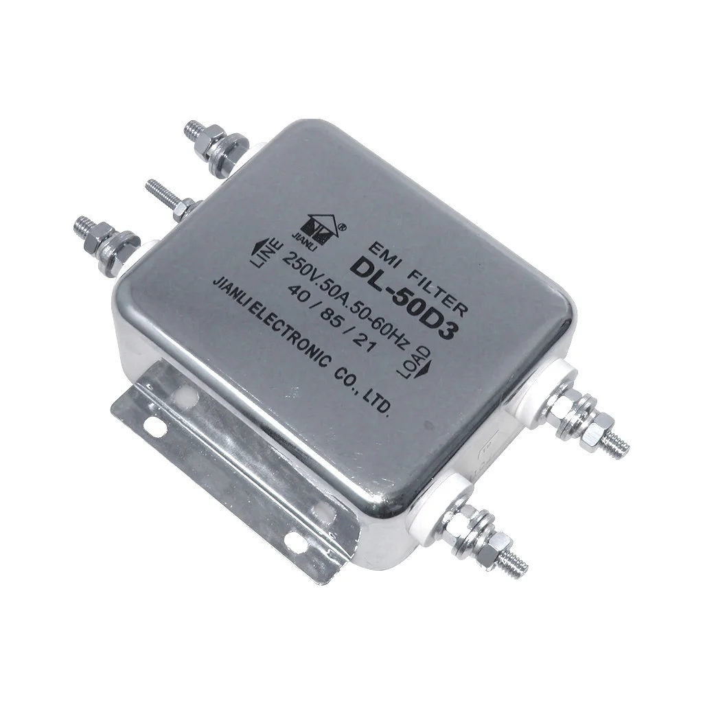 DL-50D3 - Трехфазный сетевой фильтр 3х50А 250В
