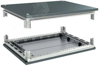 Комплект крыша и основание, для шкафов CQE, 400 x 400 мм R5RKTB44