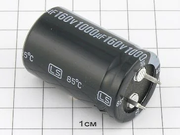 Конденсатор 1000мкФ 160В 25x40