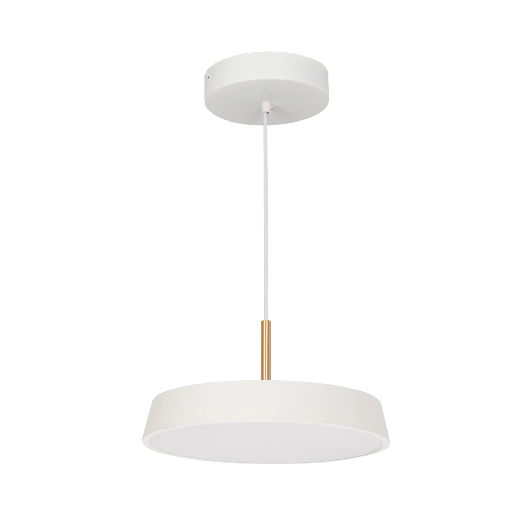 Светильник SP-ELEGANT-R300-17W Warm3000 (WH, 120 deg, 230V) 033914(1) - Подвесной светильник. Мощность 17 Вт, св. поток 1258 лм, 74 лм/Вт, теплый 3000 K, CRI>80, угол 120°, напряжение питания 230 В. Белый круглый корпус из стали, экран PMMA, степень защит