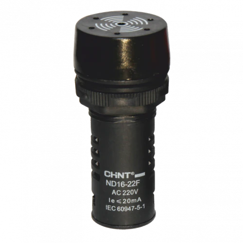 Сигнализатор звуковой ND16-22L d22мм черн. AC 220В 593483