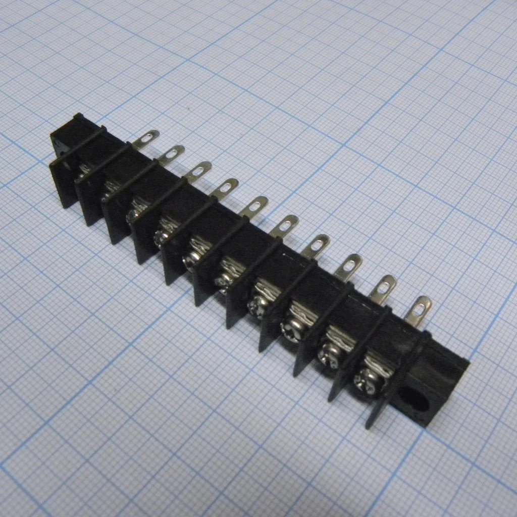 DG25H-A-10P-13-00A(H) - Барьерный клеммный блок 10 контактов. Серия DG25H-A