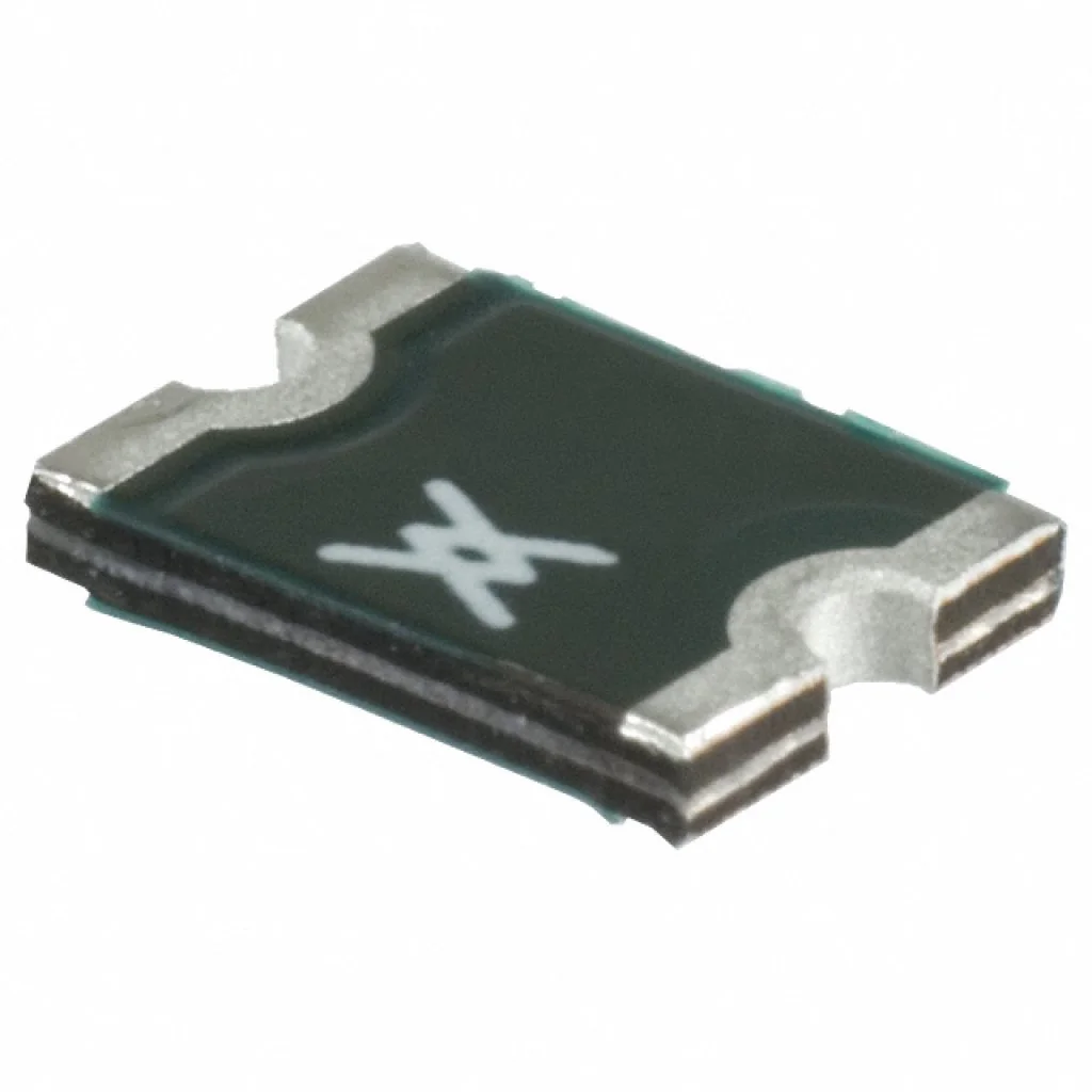 miniSMDC200F-2 - Предохранитель восстанавливаемый (PTC) 2A(удержание) 4A(отключение) 8В постоянного тока 100A 1Вт 5сек 0.02Ом для поверхностного монтажа 1812 лента на катушке автомобильного применения