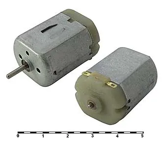F280-15200  12V - Электродвигатель 12V 2,97Вт, 9800/7909об/мин 30х24х20мм вал 2х10мм