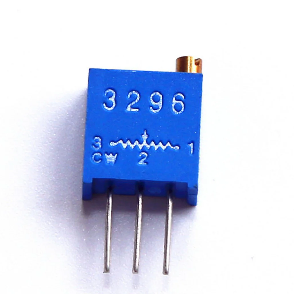 TSR-3296W-472R - Потенциометр многооборотный керметный 4.7кОм 0.5Вт ±10% 30 ±2 оборотов, (9.5 X 5 X 11.5мм)